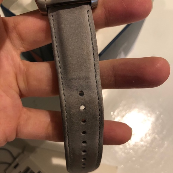 Fossil Gold & Leather Gray Watch main image 6
